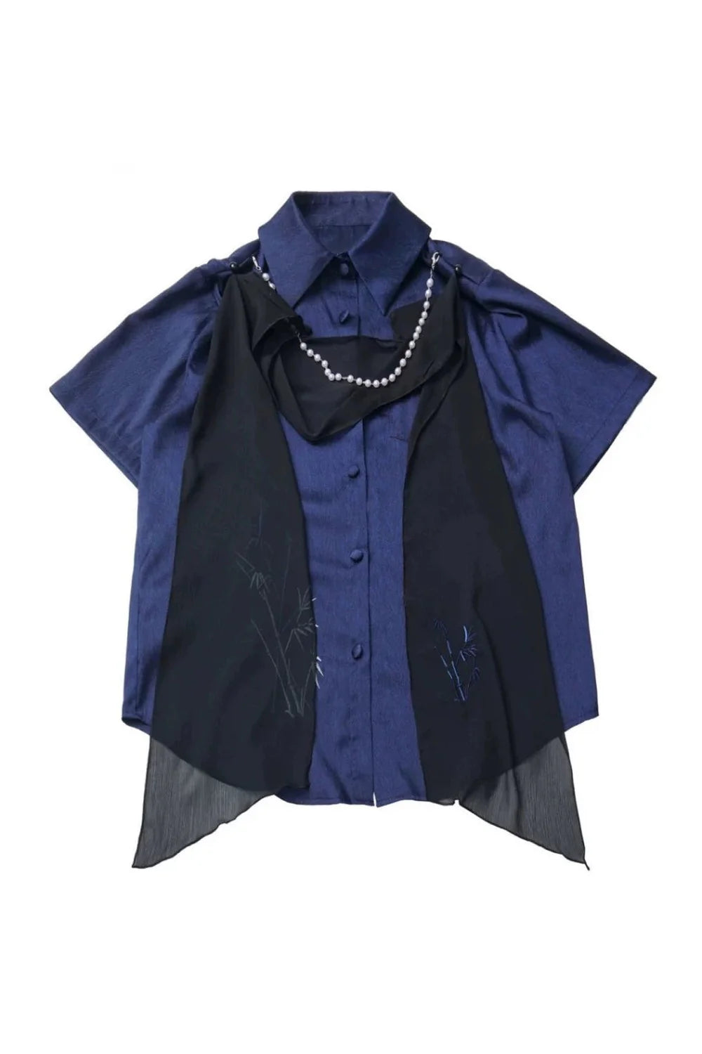 Subcultural Modern China Top + Pants + Off-shoulder Shirt + Skirt