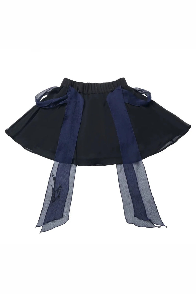 Subcultural Modern China Top + Pants + Off-shoulder Shirt + Skirt
