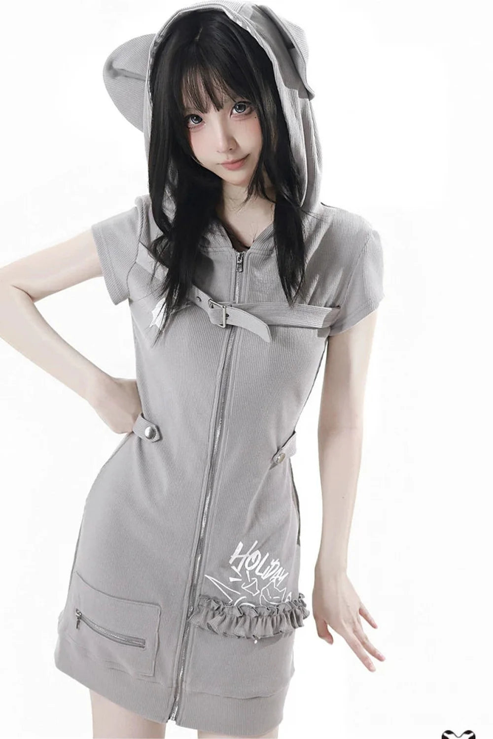 Koala Ribbed Summer Dress + Top + Skirt + Leg Warmers
