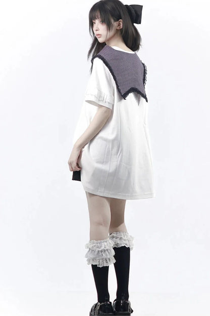 Grape Oolong T-shirt Dress + Accessories