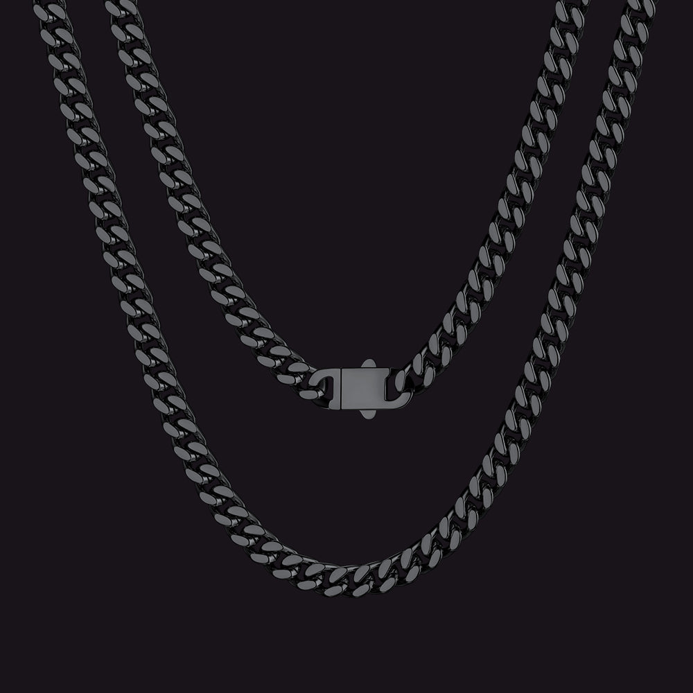 Miami Cuban Link Chain Necklace 5/7/9/12 Mm Chain for