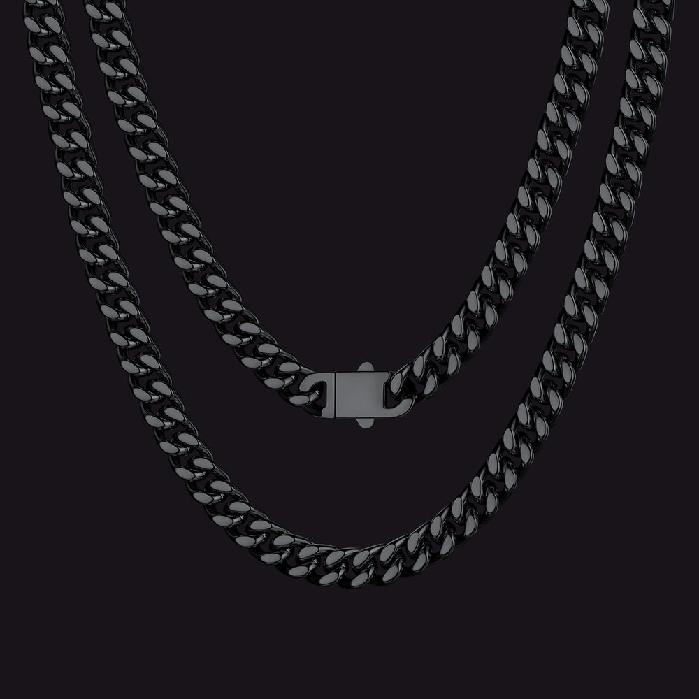 Miami Cuban Link Chain Necklace 5/7/9/12 Mm Chain for
