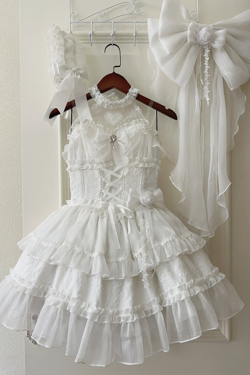 Halter Neck Sleeveless Sugar Lolita Dress