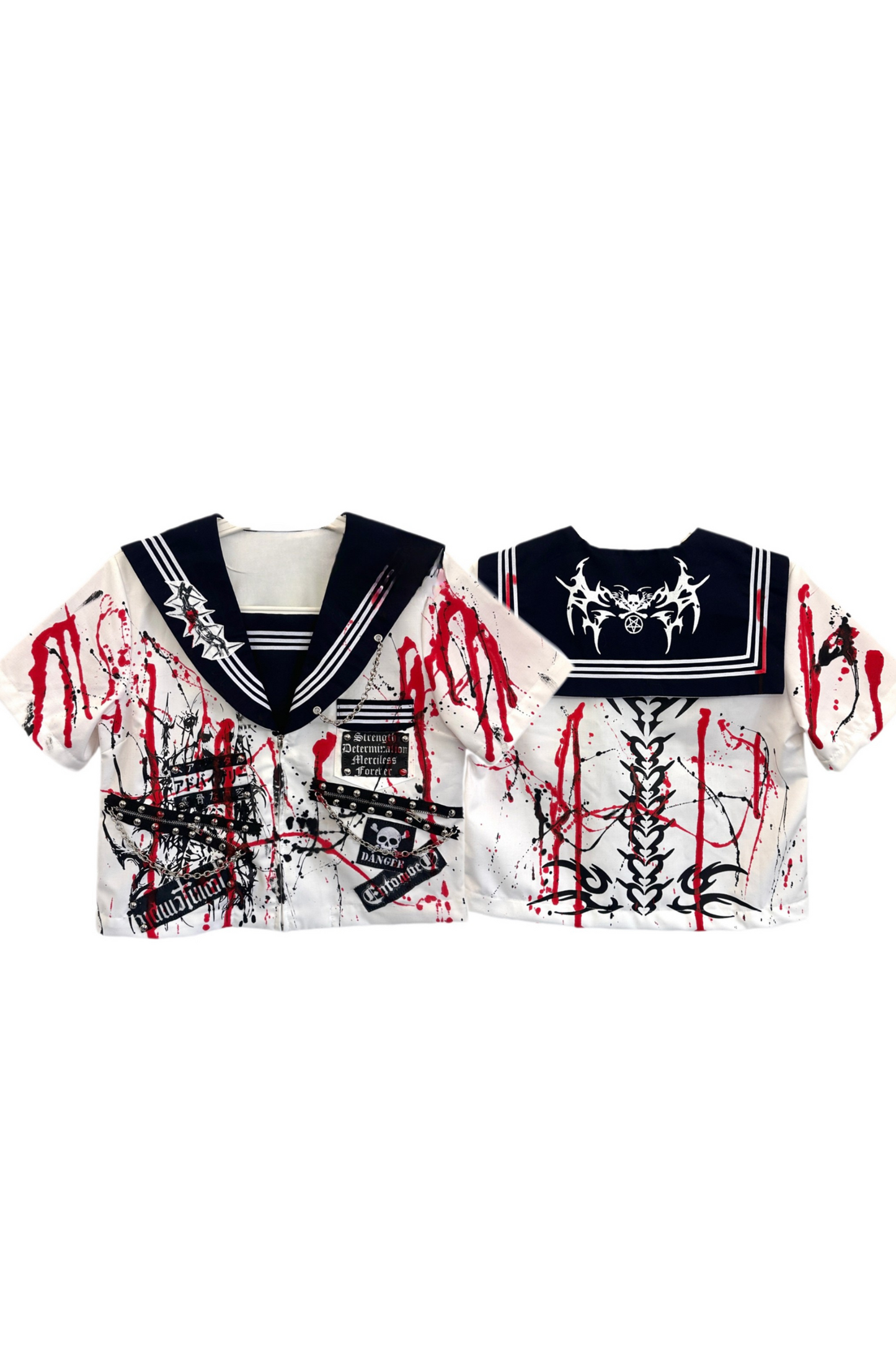 Subculture School Sailor Punk Top + Pleated Skirt