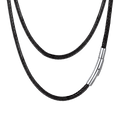 Braided Leather Cord Chain Wax Rope Necklace for 2mm/3mm