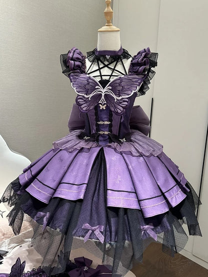 Magic Wand Butterfly Fairy Dress + Full Set + Accessories