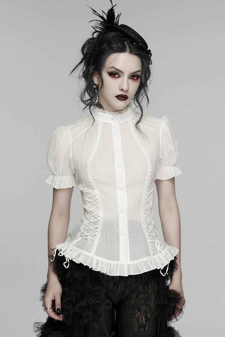 Casually Elegant Blouse with a Refined Edge