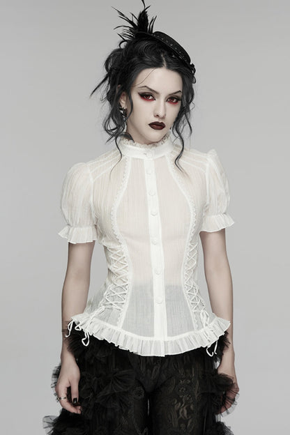 Casually Elegant Blouse with a Refined Edge