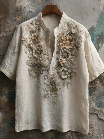 Subtly Elegant Shirt with a Refined Vintage Look