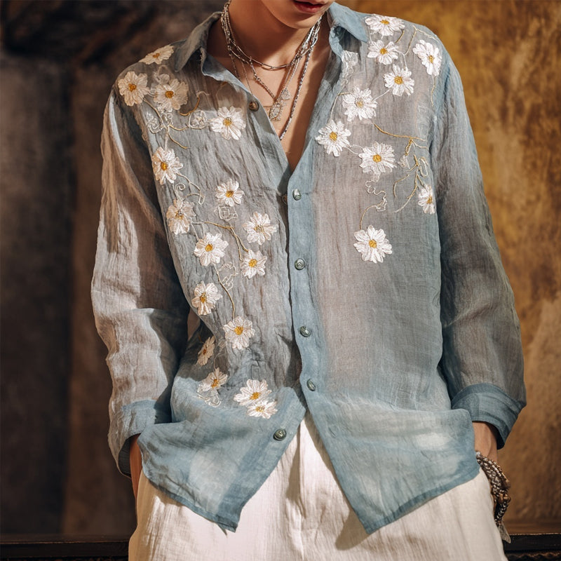 Subtly Elegant Shirt with a Refined Vintage Look