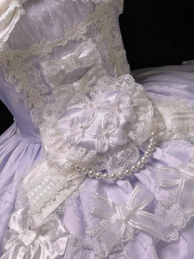 [pre-order Deadline: April 3] Pure Sweet Rose Fantasy Tiered Lolita Dress