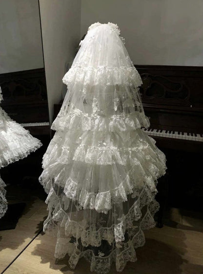 [pre-order Deadline: May 13] Blue/white/light Green Butterfly Fantasy Dress + Complete Set