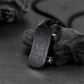 Christian Lord's Prayer Skateboard Necklace Pendant for