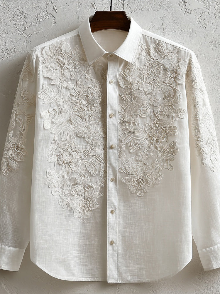 Subtly Elegant Shirt with a Refined Vintage Look
