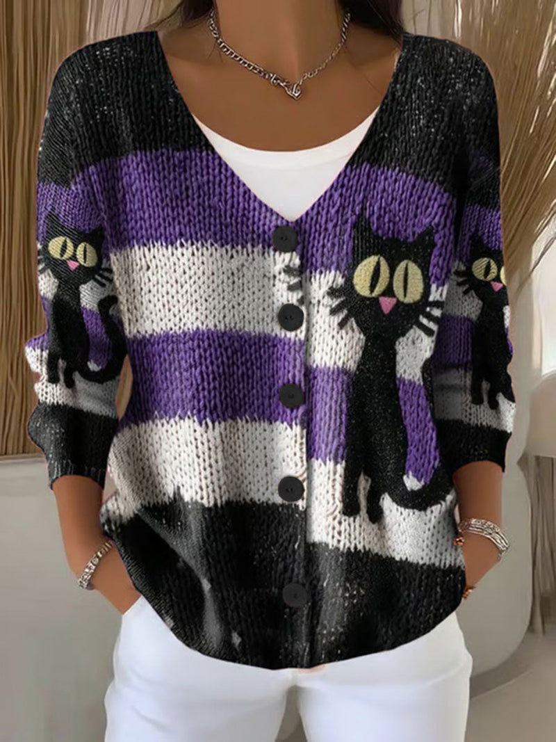 Finely Styled Cardigan with a Classic Vintage Look