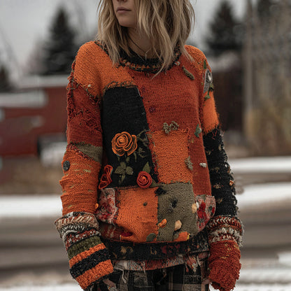 Vintage Inspired Sweater with a Contemporary Edge