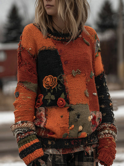 Subtly Elegant Sweater with a Refined Vintage Look