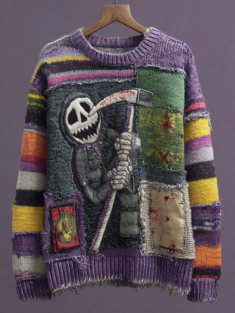 Subtly Elegant Sweater with a Refined Vintage Look