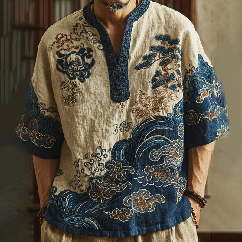 Subtly Elegant Shirt with a Refined Vintage Look