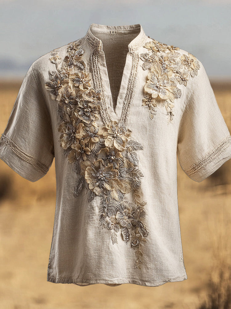 Subtly Elegant Shirt with a Refined Vintage Look