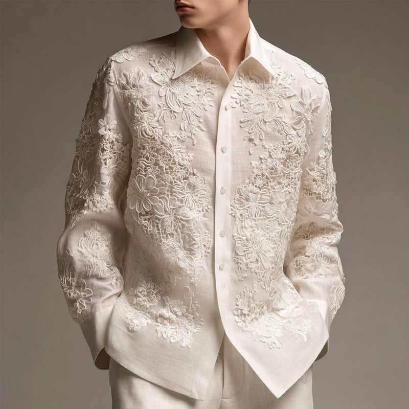 Subtly Elegant Shirt with a Refined Vintage Look