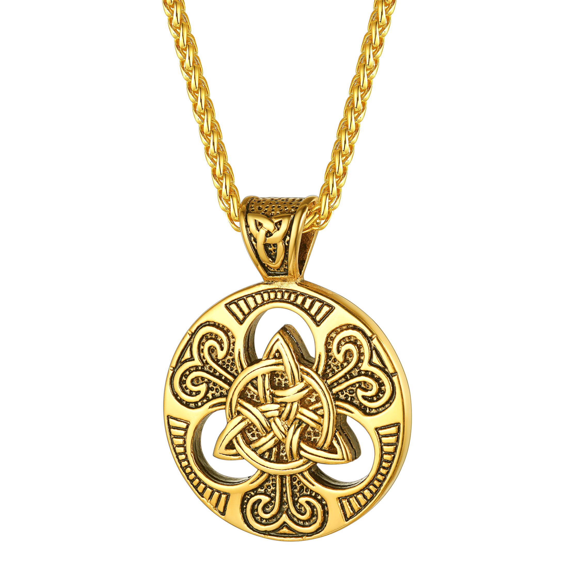 Celtic Knot Necklace Amulet Pendant for