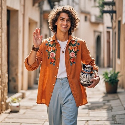 Vintage Style Shirt with a Modern Fit