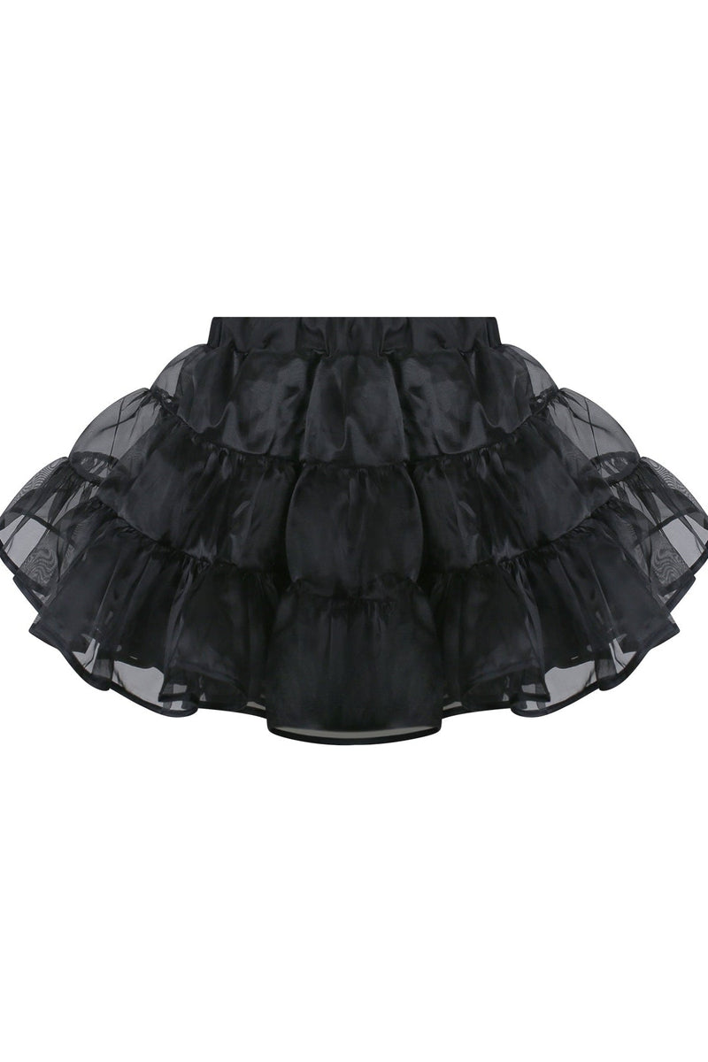 Black Cat Maid Dot Top + Suspender Skirt + Petticoat