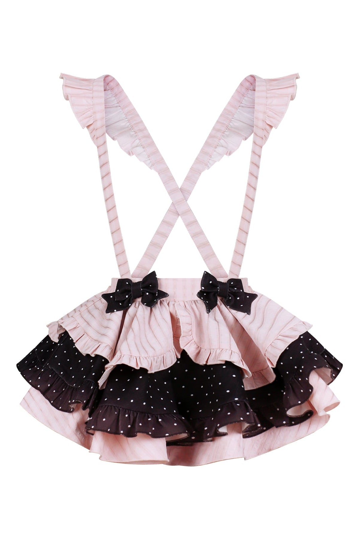Black Cat Maid Dot Top + Suspender Skirt + Petticoat