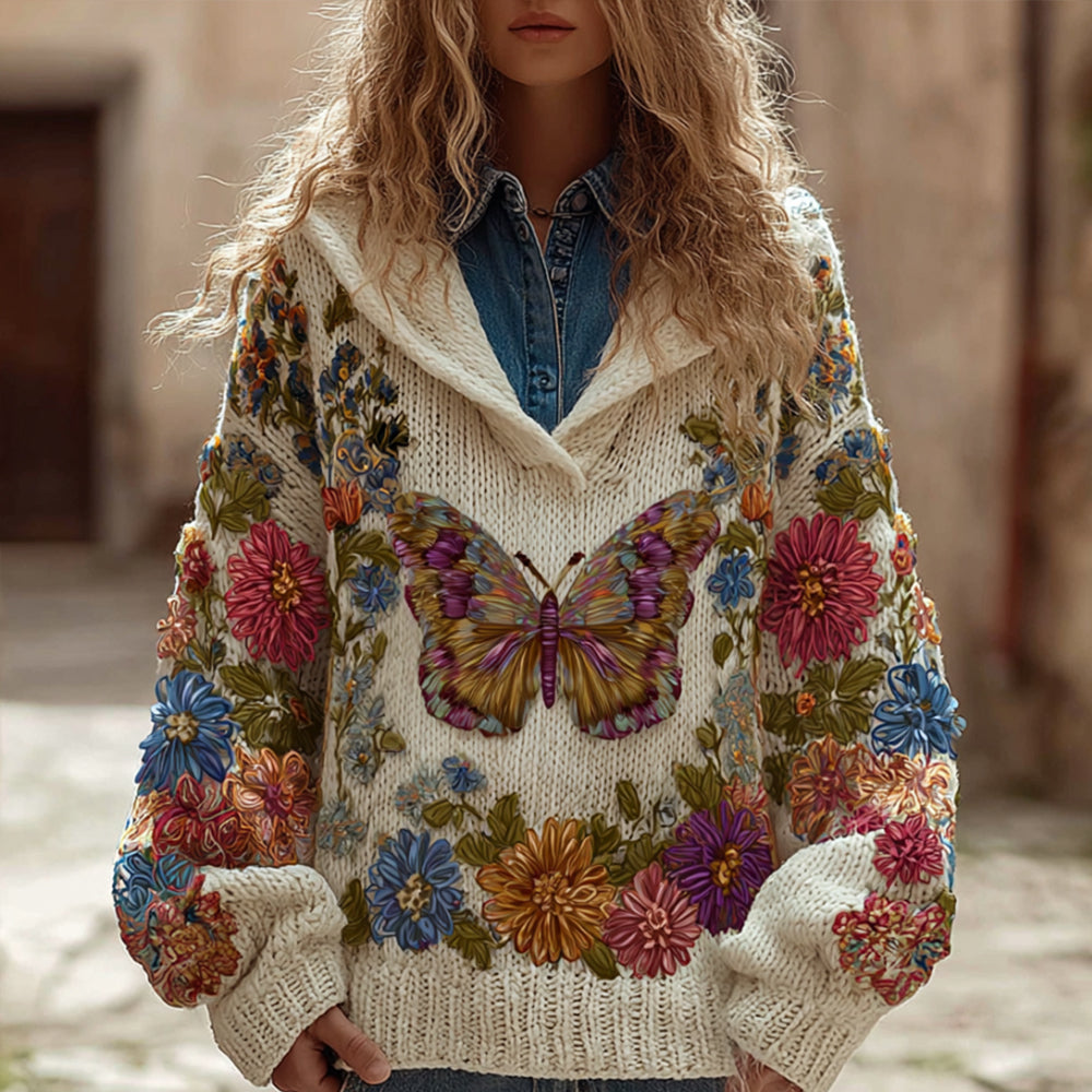 Casually Elegant Sweater with a Refined Edge