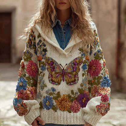 Casually Elegant Sweater with a Refined Edge