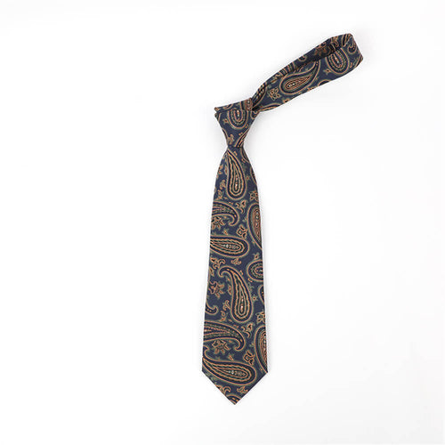 Cashew Pattern Print Polyester Tie
