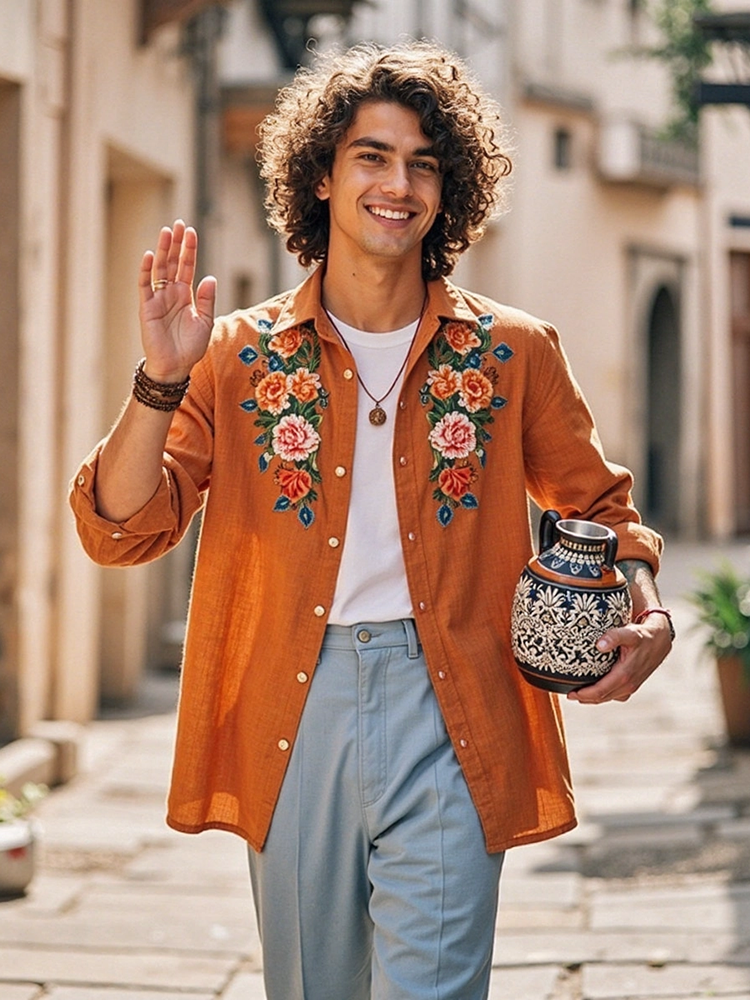 Vintage Style Shirt with a Modern Fit