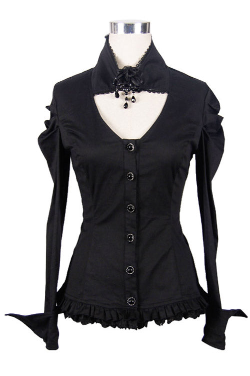 Subtly Elegant Blouse with a Refined Vintage Look