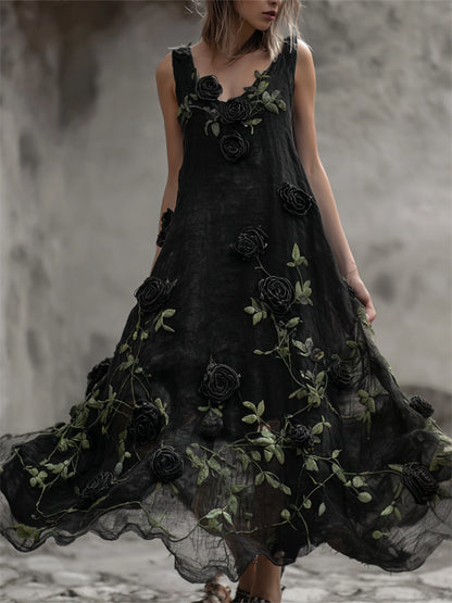 Subtly Elegant Dress with a Refined Vintage Look