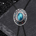 Geometric Gemstone Adjustable Bolo Tie