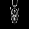 Goat Skeleton Skull Pendant