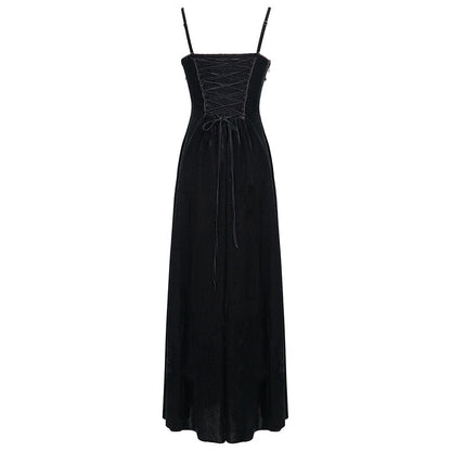 The Lady Burgundy Dress