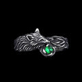 Green Gem Fox Ring
