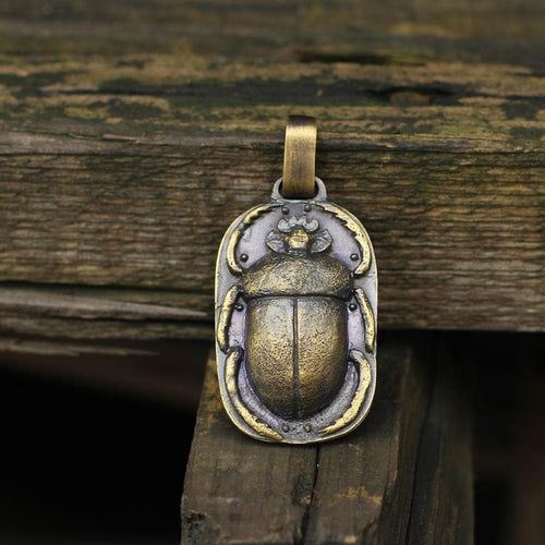 Beetle Brass Pendant