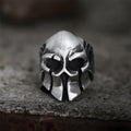 Gthic Sparta Stainless Steel Skull Ring