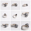 Dark 925 Silver Skull Ring