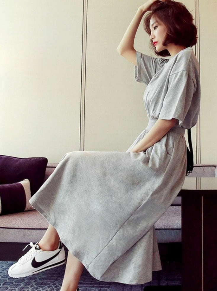 Simple I Line Dress