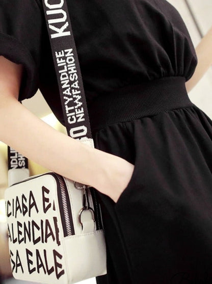 Simple I Line Dress