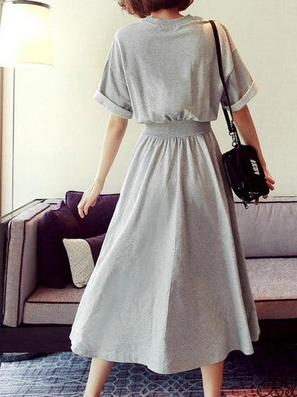 Simple I Line Dress