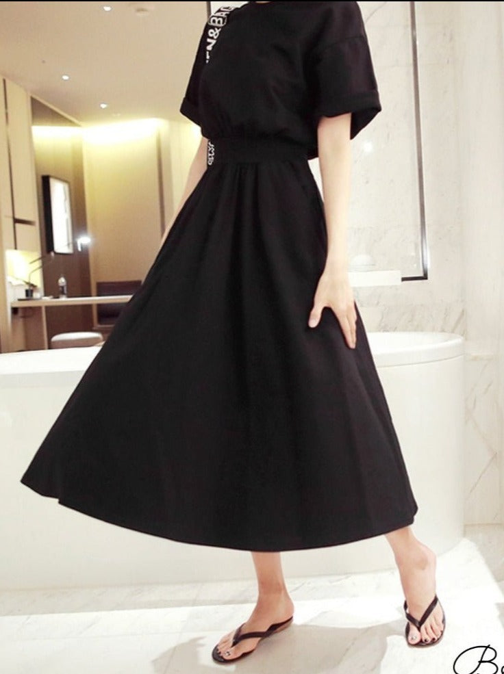 Simple I Line Dress
