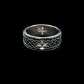 Infinity Celtic Knot Cross Ring