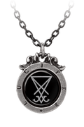 Lucifer's Seal Pendant With Occult Symbol and Satanic Design