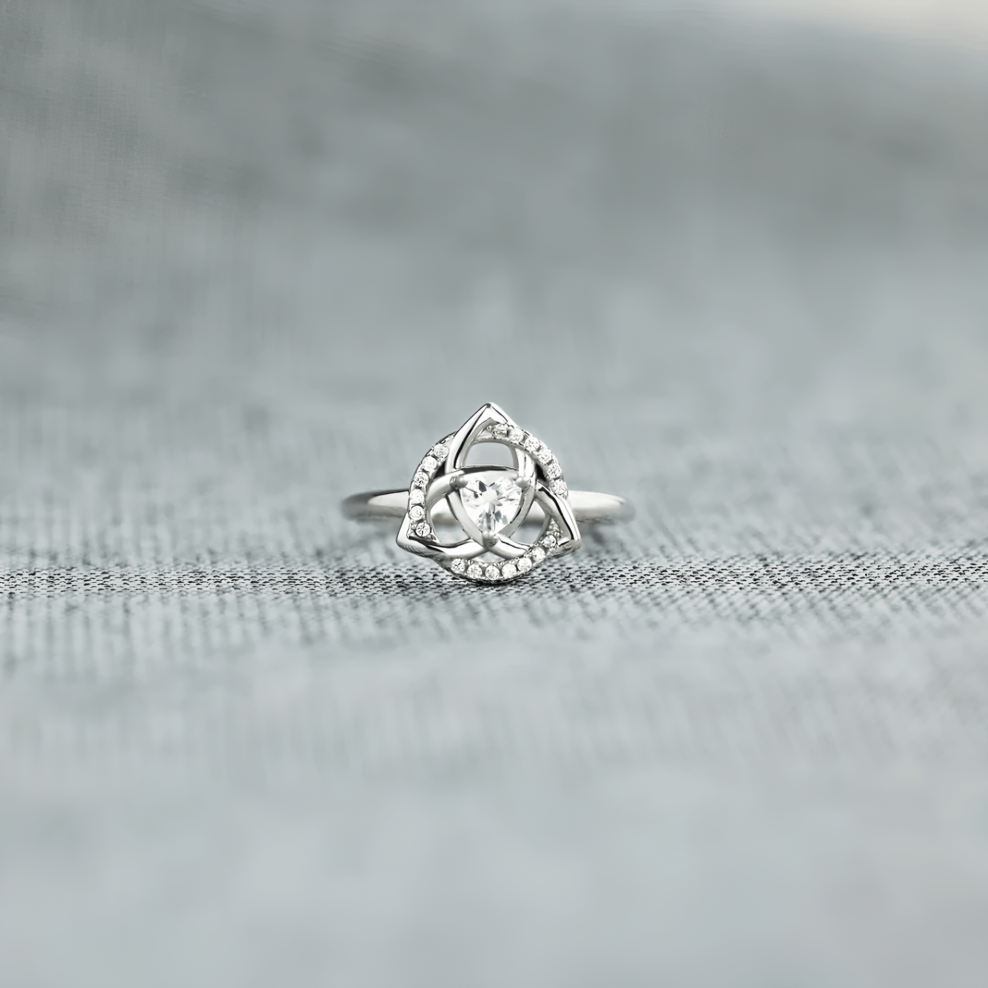 Whispers of Protection: Mystical Triquetra Elegance Ring