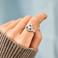 Whispers of Protection: Mystical Triquetra Elegance Ring